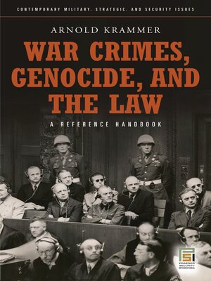 cover image of War Crimes, Genocide, and the Law